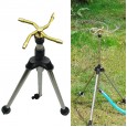 Stainless steel tripod 360-degree swing arm rotary sprinkler agricultural irrigation bracket 4 points interface can be raised and lowered