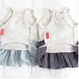 Petstyle spring and summer new color cotton thin pocket skirt Korean style dress dog clothes cat skirt