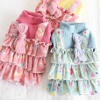 Petstyle spring and summer new candy color cake skirt sweet dress dog clothes cat skirt