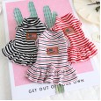Petstyle British style striped bottoming skirt pet clothes four seasons clothing cat pajamas classic