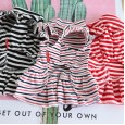 Petstyle British style striped bottoming skirt pet clothes four seasons clothing cat pajamas classic