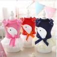 Petstyle autumn and winter new childish little swan yarn yarn skirt Teddy pet dog autumn and winter clothes