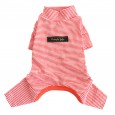 Petstyle autumn and winter cotton thin stripe eight-color striped leggings pet clothes dog clothing pajamas