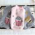 Petstyle autumn and winter dog clothes popcorn fries sweater pet clothes dog clothes cat clothes