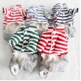 Petstyle autumn and winter new striped anchor four-legged clothes pet clothes dog clothing