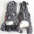 Petstyle autumn and winter new plaid bears couple clothes pet clothes dog clothing