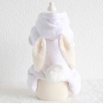 Petstyle autumn and winter new white and white rabbit four-legged clothes pet clothes dog clothing