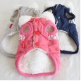 Petstyle autumn and winter new elegant corsage cotton clothes pet clothes dog clothing