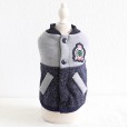 Petstyle autumn and winter new college style baseball jacket pet clothes dog clothing