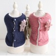 Petstyle autumn and winter new bear warm cotton vest pet clothes dog clothing