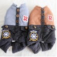 Petstyle autumn and winter new 32 wooden buckle four-legged clothes pet clothes dog clothing