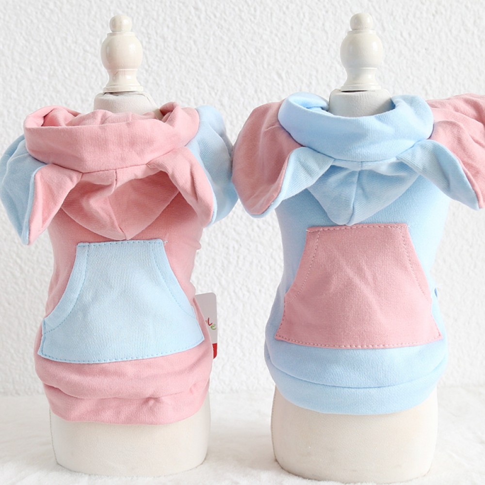 Petstyle autumn and winter new big ears sweater sweater pet clothes dog clothing