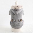 Petstyle autumn and winter new pit strip double-pocket fleece coat pet clothes dog clothing