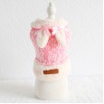 Petstyle autumn and winter new embroidered rabbit skirt cotton coat pet clothes dog clothing