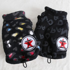 Petstyle autumn and winter new star dark grain vest pet clothes dog clothing