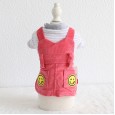 Petstyle Autumn and Winter New Smile Retro Stripe Strap Dress Pet Clothes Dog Clothing