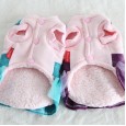 Petstyle autumn and winter new cloud stars stripe velvet strap dress pet clothes dog clothing
