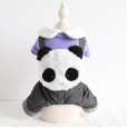 Petstyle autumn and winter new big face panda doll four-legged clothes pet clothes dog clothing