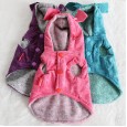 Petstyle autumn and winter new star dark pattern hooded vest couple pet clothes dog clothing