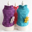 Petstyle autumn and winter new star dark grain vest couple clothes pet clothes dog clothing