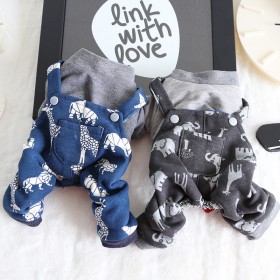 Petstyle Winter X Zoo Strap Four-legged Dog Clothes Pet Clothing Slim Bodysuit