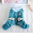 Petstyle autumn and winter retro doll strap four-legged pet clothes dog clothing hooded skirt