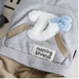 Petstyle autumn and winter D letter four-legged clothes pet clothes dog clothing one-piece cotton 4 foot clothes