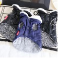 Petstyle autumn and winter navy style patch vest pet clothes dog clothing coat windbreaker