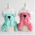 Petstyle autumn and winter long ear rabbit strap four-legged clothes pet clothes dog clothing fresh winter