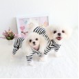 Petstyle autumn and winter new striped home service home service pet clothes dog clothes couple clothes