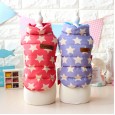 Petstyle autumn and winter cotton coat star cotton vest pet dog autumn and winter warm bib