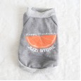 Petstyle autumn and winter new fruit multicolor sweater pet clothes dog clothing