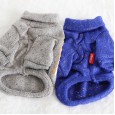 Autumn and winter new bronzing sweater base shirt pet clothes dog clothing