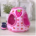 Petstyle Full Print Cartoon Chest Strap Dog Protective Leash Cord Vest Chest Cat