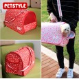 Petstyle round bubble out hand carry backpack pet dog folding breathable portable outing travel bag