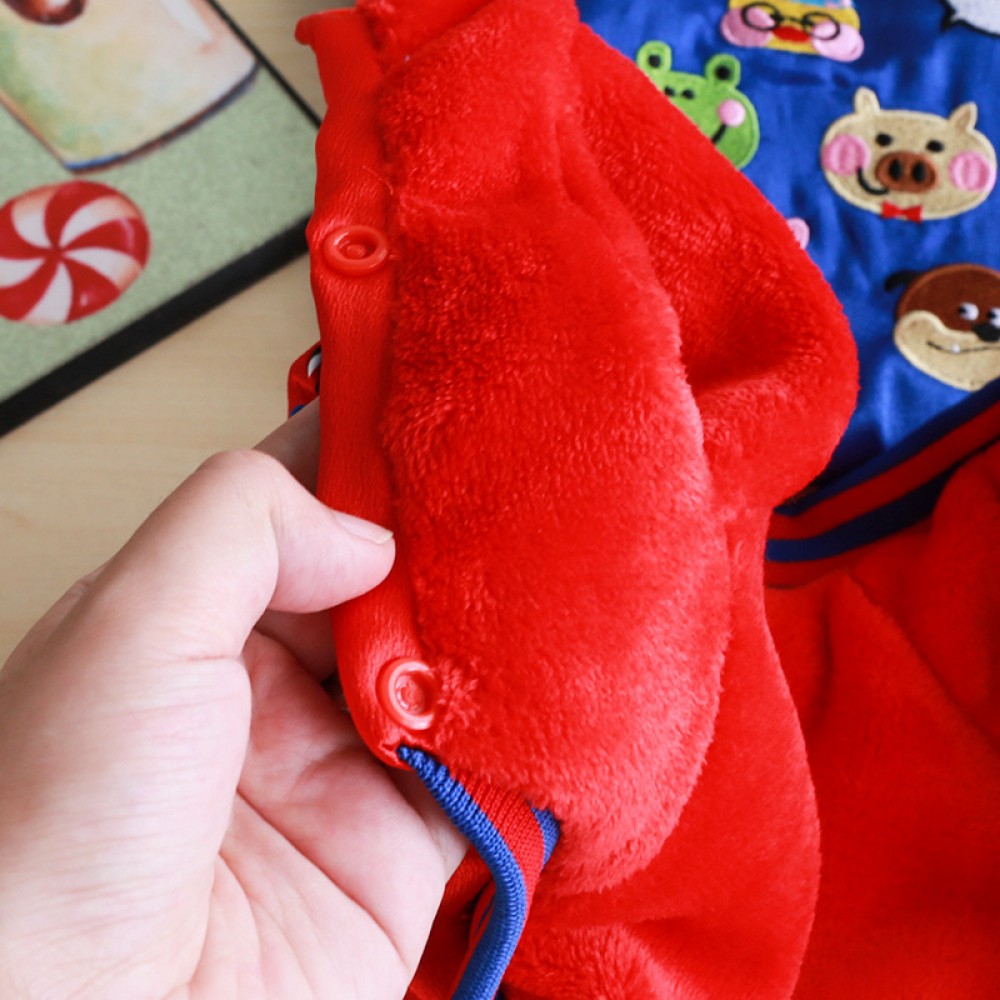 Schnauzer clothes autumn and winter handsome cotton clothes embroidery jacket teddy bear clothes party animal jacket