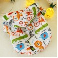 Pet dog clothes Teddy Bomei small dog milk dog summer light and cute graffiti small smock pet clothing