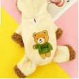 Puppy dog clothes pet clothing cat Teddy bear Xiongxi highland autumn and winter four feet thick warm warm bear cashmere sweater