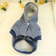 Law fighting fat dog pet dog clothes fart little law fighting sweater autumn and winter new plus velvet starling bully dog costume