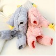 Pet clothes love small bulbs four-leg cotton coat winter warm Teddy Panda costume