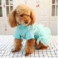 Puppy Teddy Schnauzer Bomei Clothes Wool Lady Temperament Gown Skirt Princess Dress Pet Cat Costume