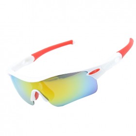 Riding glasses five-piece suit bicycle outdoor sports fishing mountaineering myopia polarized