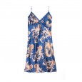 Yaoting classic explosion silk pajamas ladies summer sexy suspenders nightdress home service