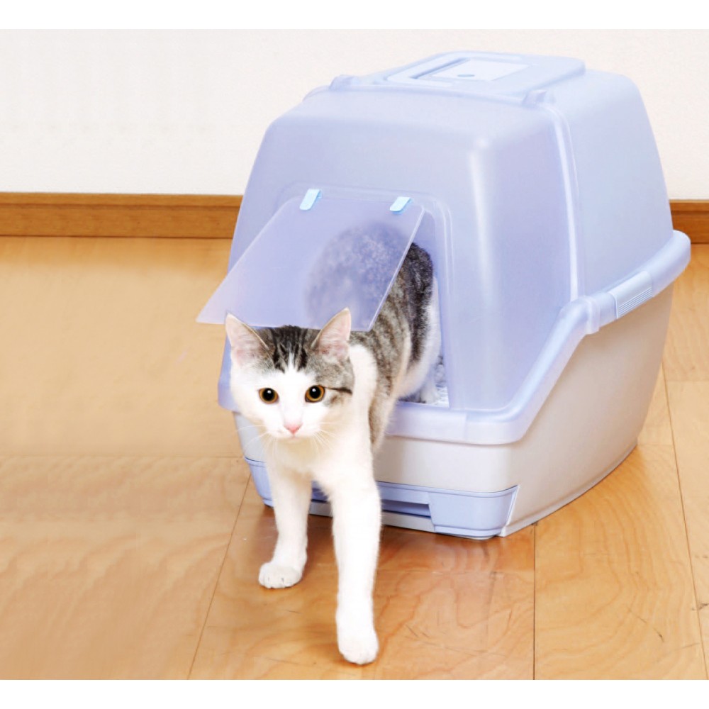 Japan Alice IRIS double large large fully enclosed cat toilet TIO530FT Alice pine cat litter