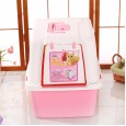 New Super Daquan Enclosed Cat Litter Pot Large Printing Cat Toilet Pet Potty Cat Urinal Cleaning Supplies