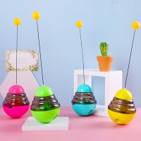 Cat Snack Swing Ball Tumbler Leak Food Cat Toy Funny Cat Stick Automatic Cat Toy