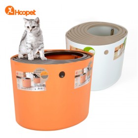 Alice snail house cat litter box extra large cat toilet cat shit basin IRIS Alice fully enclosed top entry type
