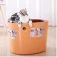 Alice snail house cat litter box extra large cat toilet cat shit basin IRIS Alice fully enclosed top entry type