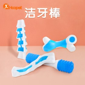 Pet dog toy large dog bite-resistant molar teeth cleaning stick method bucket side animal husbandry big dog chew bone
