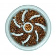 Pet slow food bowl dog bowl dog plate dog bowl dog food bowl large dog anti-choke slow food rice bowl